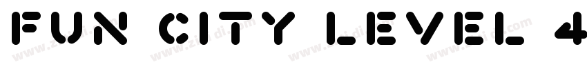 Fun City Level 4 Basic字体转换